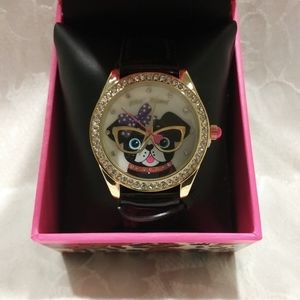 Betsey Johnson Betsey Time Pretty Pooch Watch